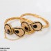 PBRH110 ASM Pear Bangles Pair